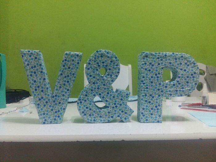 Mais dois diys: save the date e letras mesa dos noivos - 2