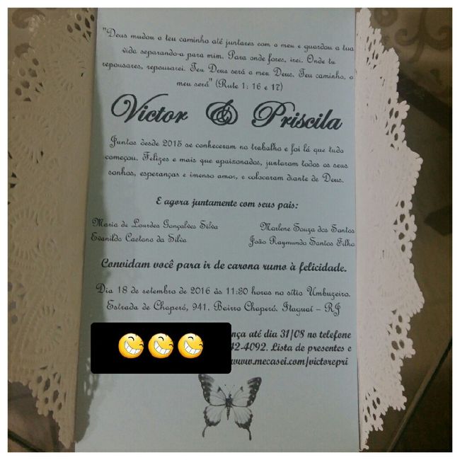 Meus convites diy vem ver - 2