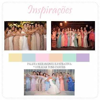Tabela de cores/inspirações