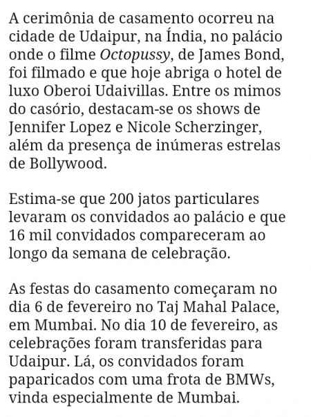 Um casamento de r$ 65 milhões com show da jennifer lopez - 2