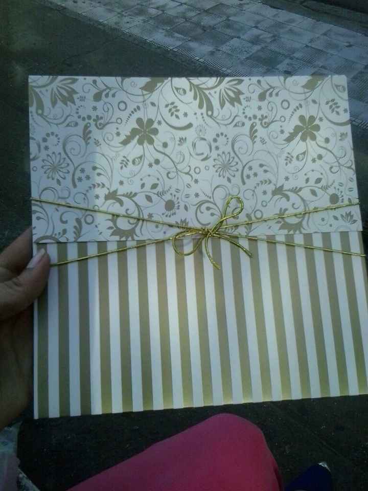 Enfiiiiiiiim... meus convites chegaram! - 1