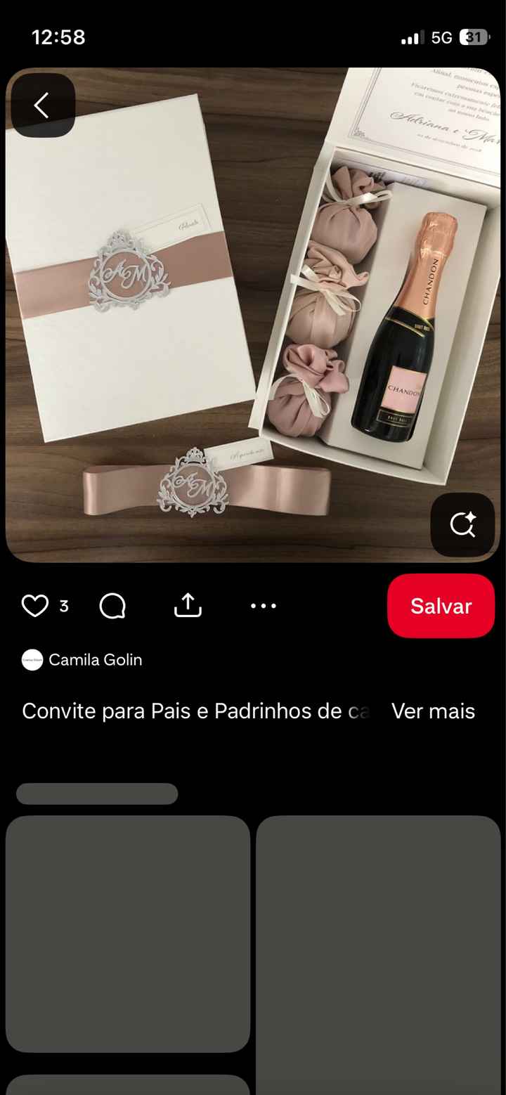 Ideias de caixa de padrinhos - 1