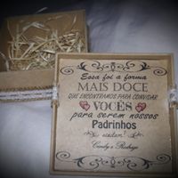 Convite dos padrinhos feito por mim com muito amor e carinho!!!