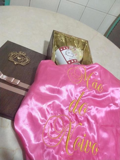 Caixa da Mãe (essa é da mãe do meu noivo)