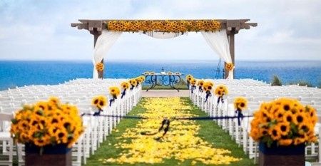 5 - Decoração com Girassol 