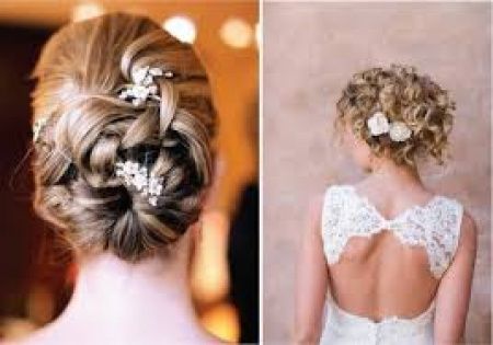 cabelo preso com luzes