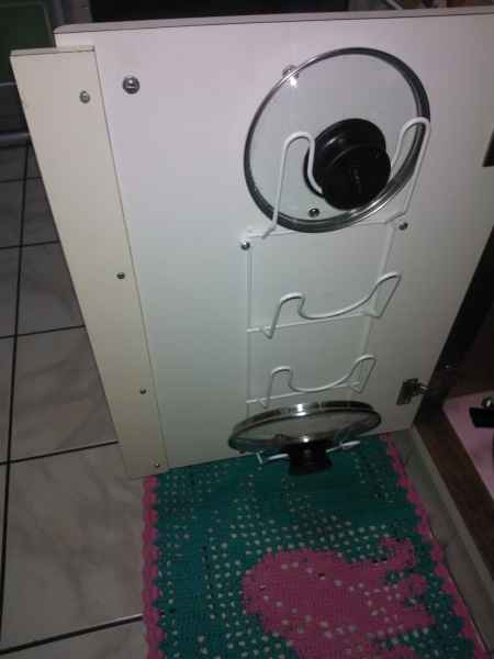suporte de tampa de panela