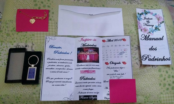  Lembracinhas para padrinhos! - 2