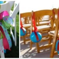 Decoração criativa para cadeira