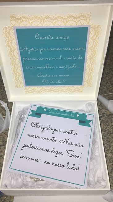 Convite dos padrinhos ♥️ - 2