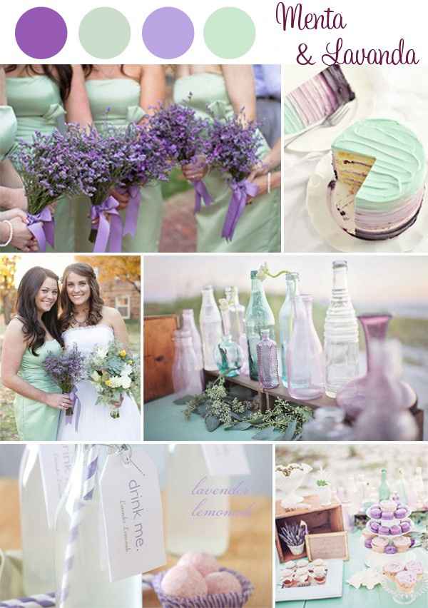 Verde menta e lavanda