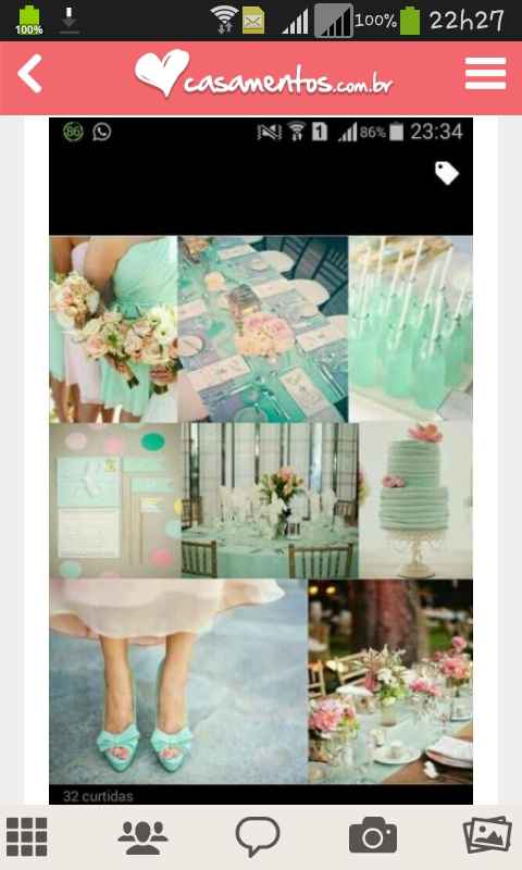 Decoração preto,  verde menta e branco.  que tal? - 1