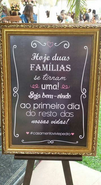 Meu quadro de boas vindas. #vemver - 1
