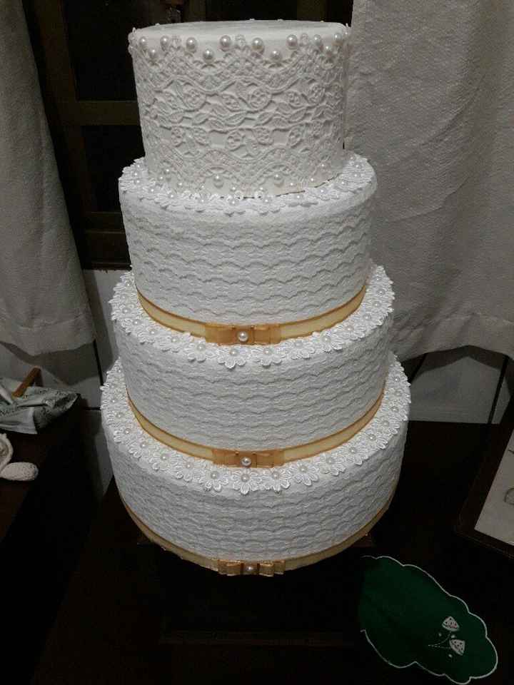 Fiz  o meu proprio bolo de casamento - 1