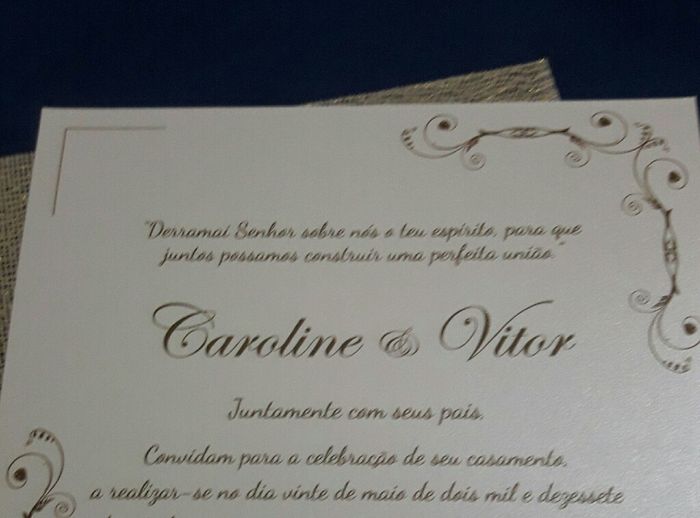 O convite dos sonhos... - 2