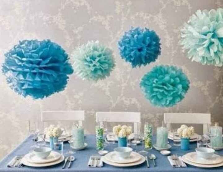 Decoração de chás ou recepção com esferas *.* - 11