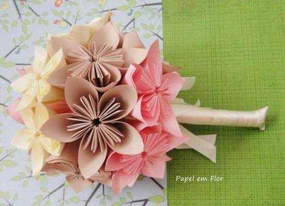 Buquê de origami s2 - 13