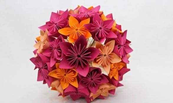 Buquê de origami s2 - 16