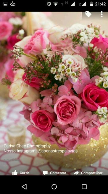 Sugestões para decoração *rosa* - 2