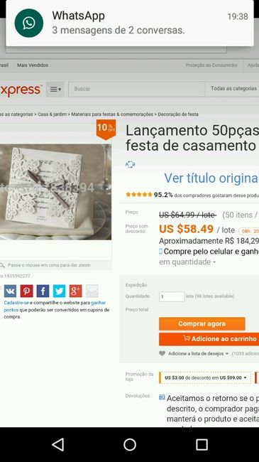 Preciso de modelos de convites para casamentooos - 3