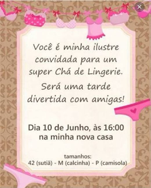 Chá de langerie... me ajudem - 4