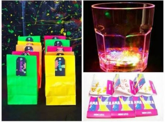 Lembrancinhas casamento tema neon - 4