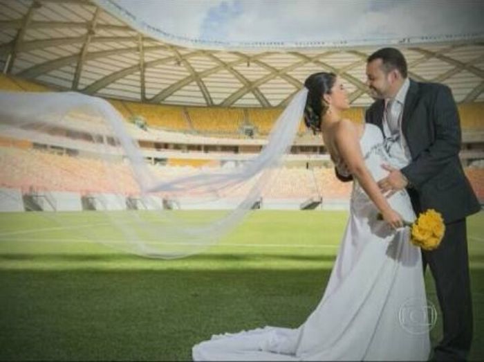 Casamento no estádio de futebol *.* - 3