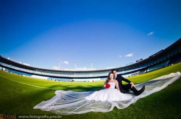 Casamento no estádio de futebol *.* - 5