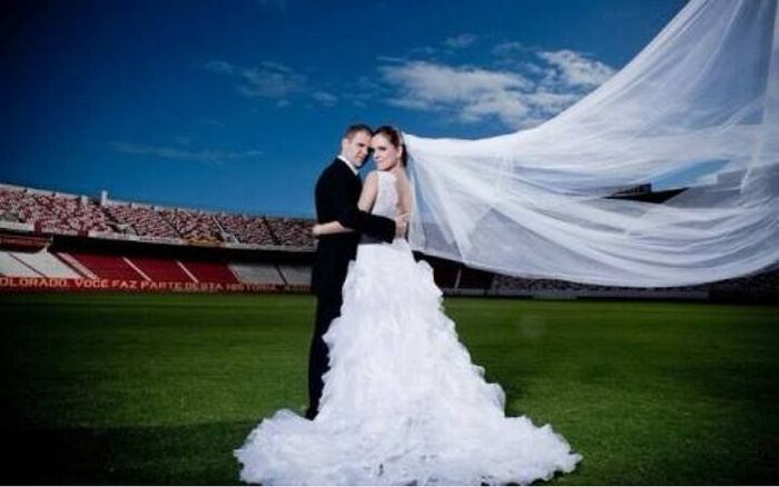 Casamento no estádio de futebol *.* - 6