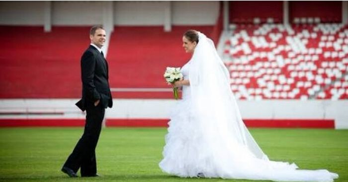 Casamento no estádio de futebol *.* - 11