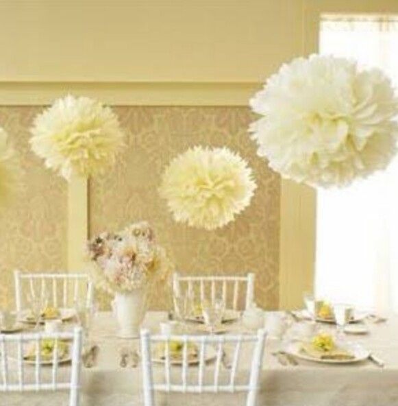 Decoração de chás ou recepção com esferas *.* - 10