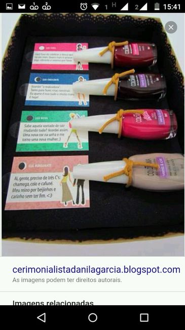 Lembrança dos padrinhos e damas adultas - 5