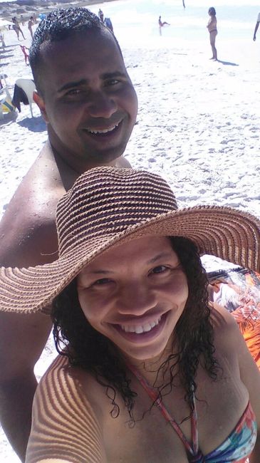 Na praia foi pura diversão