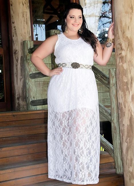 E para finalizar.. Esse último modelo plus size