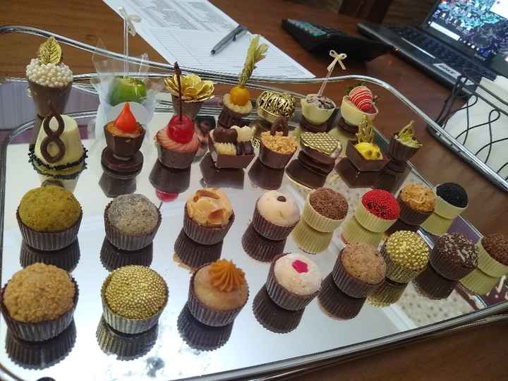 Casamento diurno e doces #calor derrete? - 2