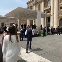 Benção papal aos recém casados - meu relato - 6