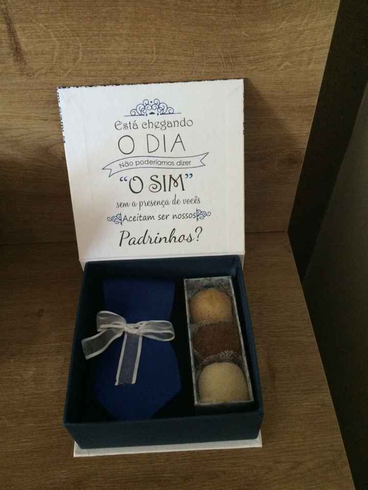 Meu convite de padrinhos ficaram prontos vem ver - 3