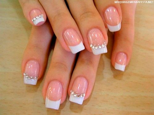 unhas da noiva