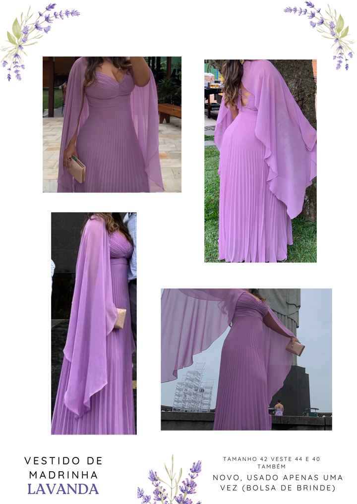 Vestido lavanda - 1