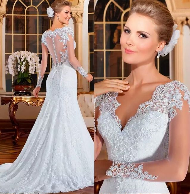 Vestido de noiva no aliexpress - 1