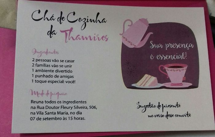 Meu chá de cozinha - parte 1 planejamento, lista, convite e inspirações - 3