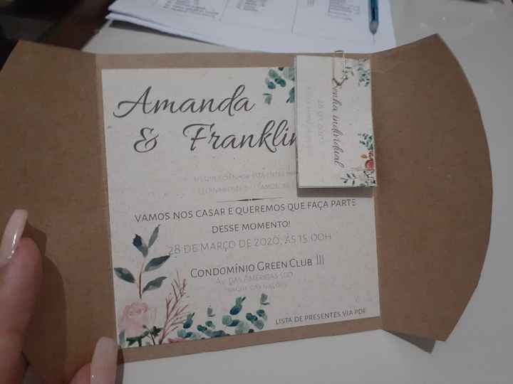 Convite Casamento, saiuuuuu ♥️ - 1