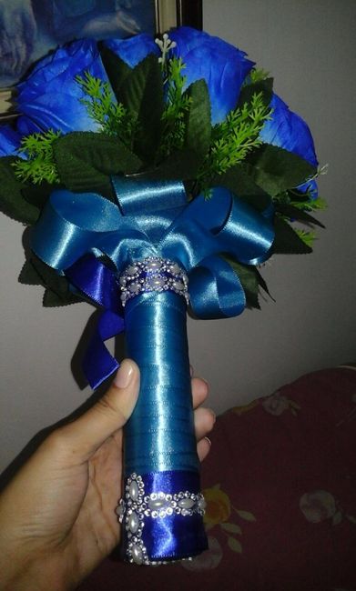 Buquê azul