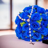 Buquê azul