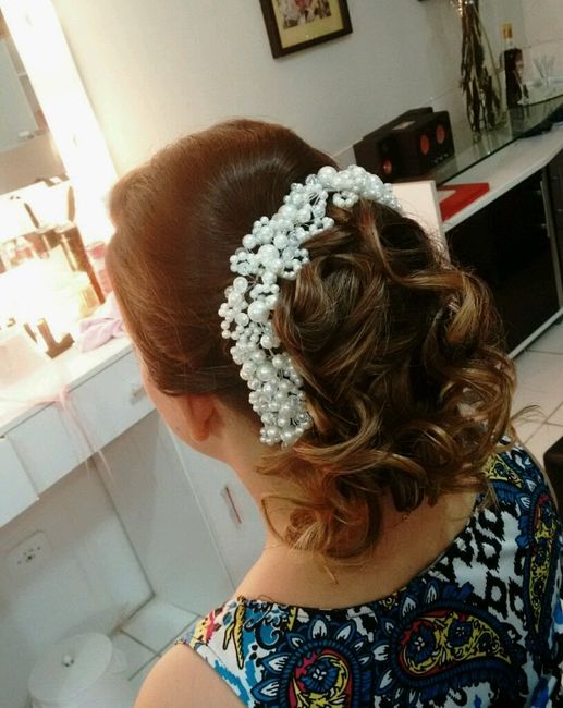 Meu teste do penteado! venham ver!!! - 2