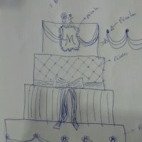 Meu bolo de casamento - 1
