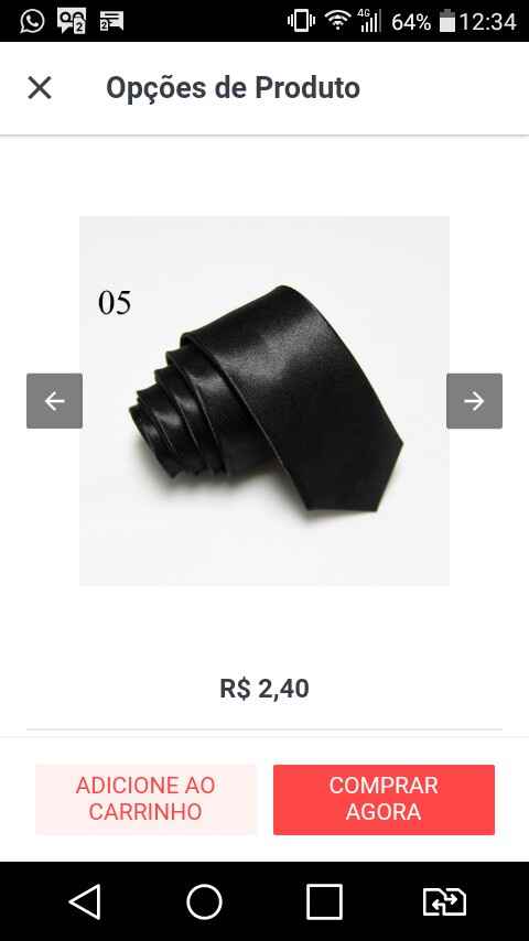 Gravata dos padrinhos - 1