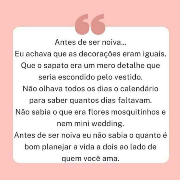 Ser noiva .... - 1