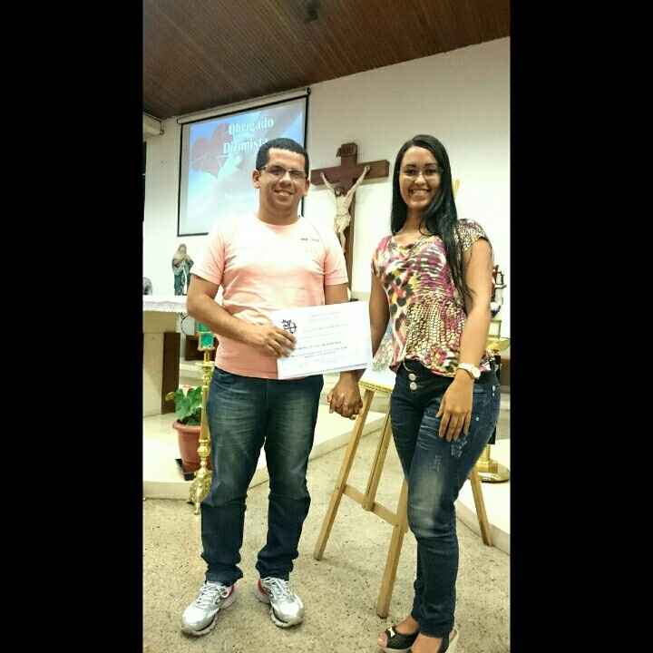 Mais um passo.. curso de noivos... feliz..  renovados!!! - 1