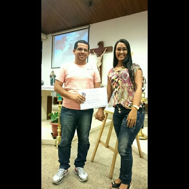 Mais um passo.. curso de noivos... feliz..  renovados!!! - 1